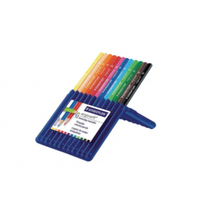 Crayons de couleurs Ergonomique Triangulaire Staedtler 157 Boite de 12
