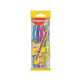 Stylo Bille Maped ICE FUN X4