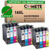 12 Cartouches 16XL compatibles Epson Workforce C13T16214010 - 3 Noir