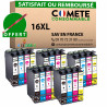 20 Cartouches 16XL compatibles Epson Workforce C13T16214010 - 5 Noir