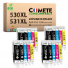 530XL 531XL- 20 Cartouches Compatibles CANON PGI-530 CLI-531 XL PGI 530 CLI 531 pour imprimantes Can