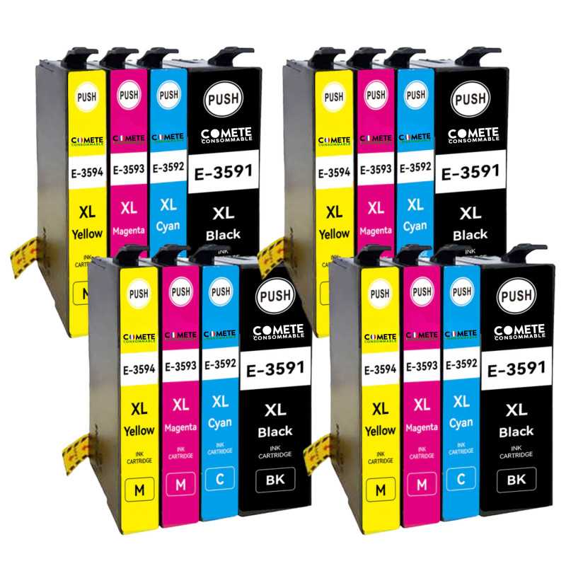 16 Cartouches compatibles EPSON 35XL ,