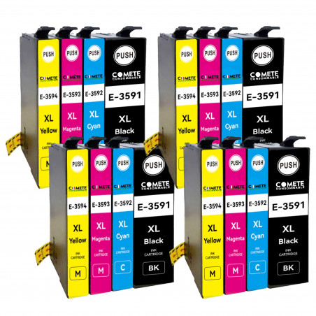 16 Cartouches compatibles EPSON 35XL ,